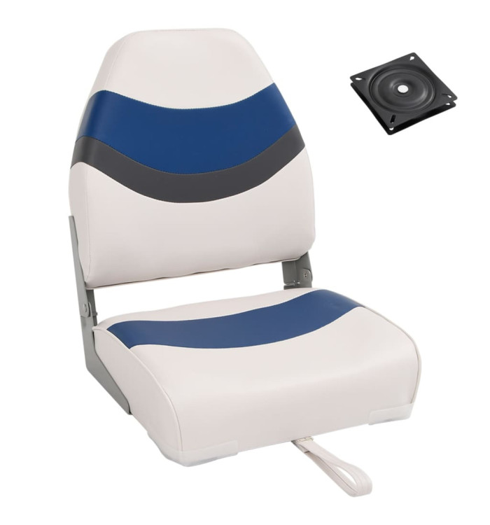 Ensemble de sièges de bateau pliables lot de 2 dossier haut | Mobilier & Déco