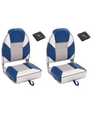 Ensemble de sièges de bateau pliables lot de 4 dossier haut | Mobilier & Déco