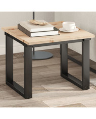 Dessus de table 50x50x1,7 cm carré bois de pin massif | Mobilier & Déco