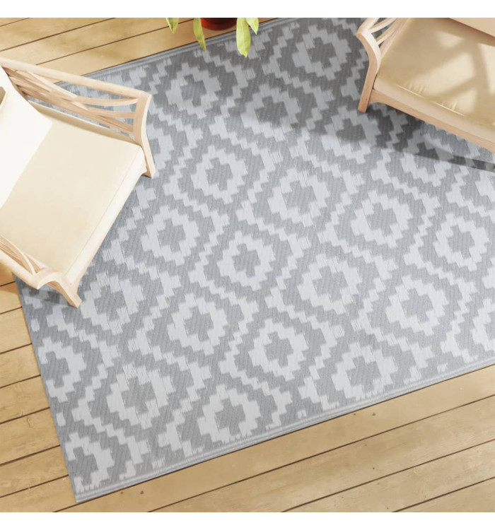 Tapis d'extérieur ARAKIL Gris 160x230 cm PP | Mobilier & Déco