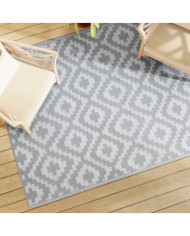 Tapis d'extérieur ARAKIL Gris 160x230 cm PP | Mobilier & Déco