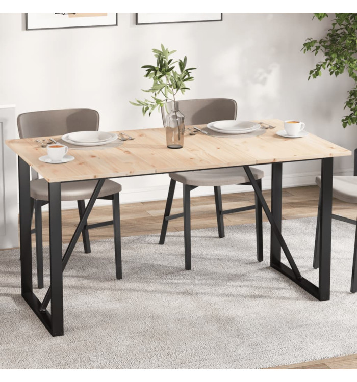 Dessus de table 3 pcs 80x47x1,7cm rectangulaire bois pin massif | Mobilier & Déco