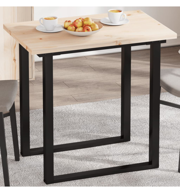 Dessus de table 80x50x2,5 cm rectangulaire bois de pin massif | Mobilier & Déco