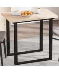 Dessus de table 80x50x2,5 cm rectangulaire bois de pin massif | Mobilier & Déco