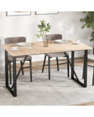 Dessus de table 3 pcs 80x47x2,5cm rectangulaire bois pin massif | Mobilier & Déco