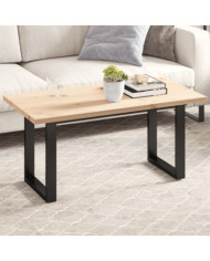 Dessus de table 100x50x2,5 cm rectangulaire bois de pin massif | Mobilier & Déco