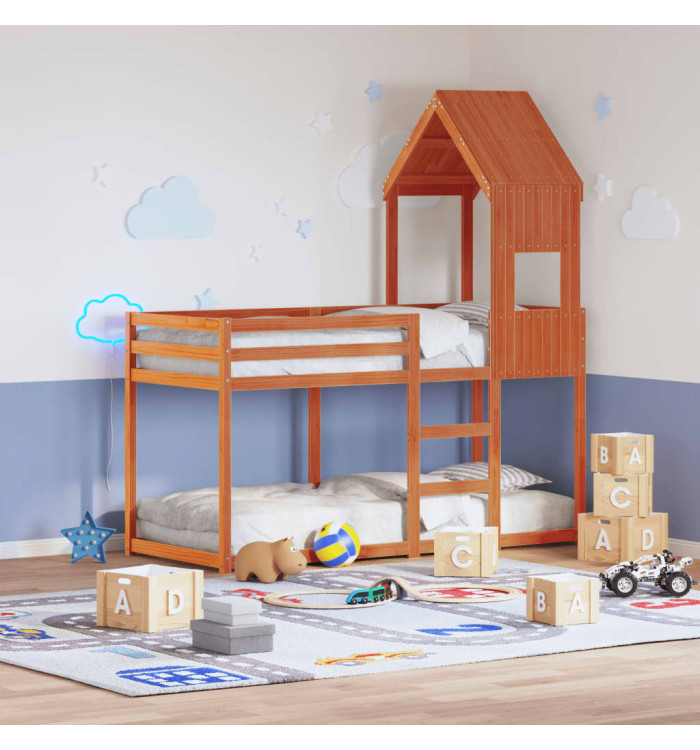 Toit de lit pour enfants 55x84x132 cm bois de pin massif | Mobilier & Déco