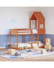 Toit de lit pour enfants 55x84x132 cm bois de pin massif | Mobilier & Déco