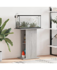 Support d'aquarium sonoma gris 60,5x36x72,5cm bois d'ingénierie | Mobilier & Déco