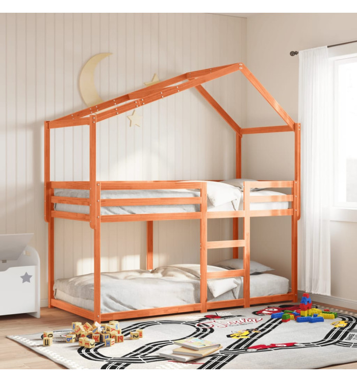 Toit de lit pour enfants 203x80,5x142 cm bois de pin massif | Mobilier & Déco