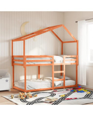 Toit de lit pour enfants 203x80,5x142 cm bois de pin massif | Mobilier & Déco