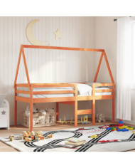 Toit de lit pour enfants 209x85,5x88 cm bois de pin massif | Mobilier & Déco