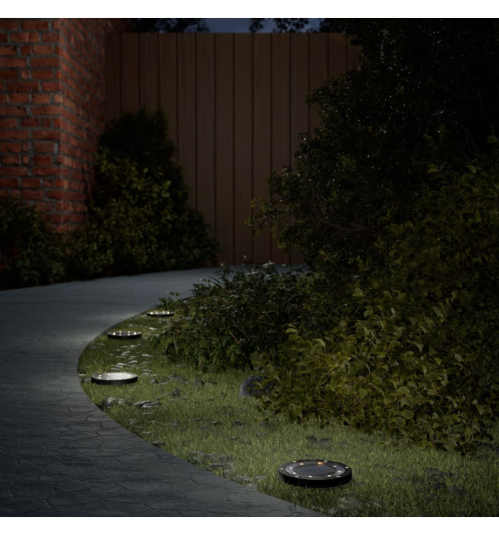 Lampes solaires de sol et piquets de sol extérieur 4 pcs | Mobilier & Déco