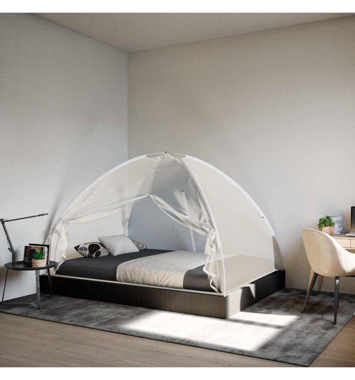 Moustiquaire mongole avec portes 220 maille blanc 200x120x130cm | Mobilier & Déco