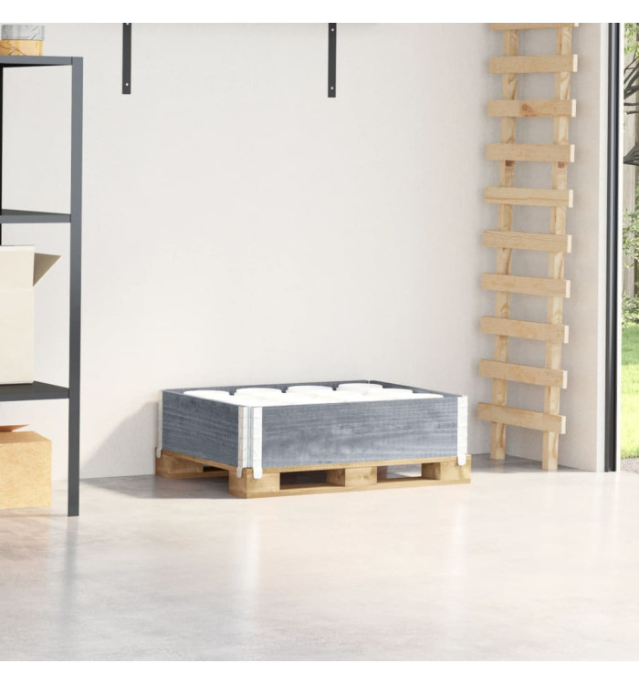 Collier de palette gris 80x60 cm bois de pin solide | Mobilier & Déco