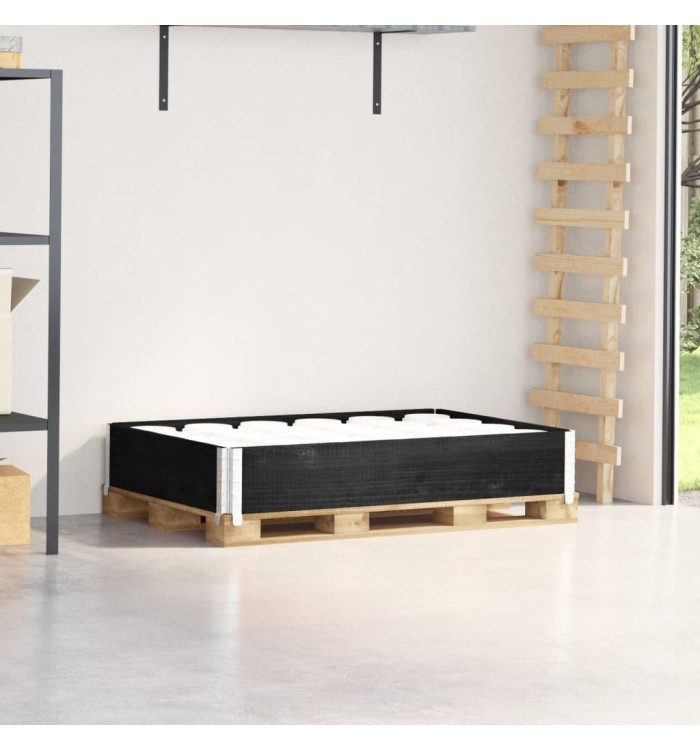 Collier de palette noir 120x80 cm bois de pin solide | Mobilier & Déco