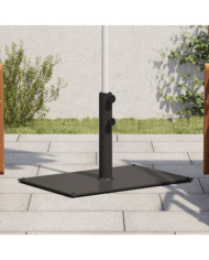 Base de parasol pour mâts Ø32/38/48 mm 15 kg rectangulaire | Mobilier & Déco
