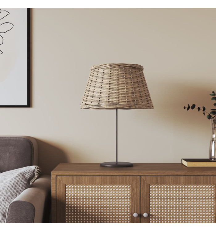 Abat-jour marron Ø50x30 cm osier | Mobilier & Déco
