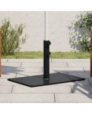 Base de parasol pour mâts Ø32/38/48 mm 15 kg rectangulaire | Mobilier & Déco