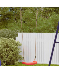 Balançoire d'extérieur d'enfants simple et corde réglable rouge | Mobilier & Déco
