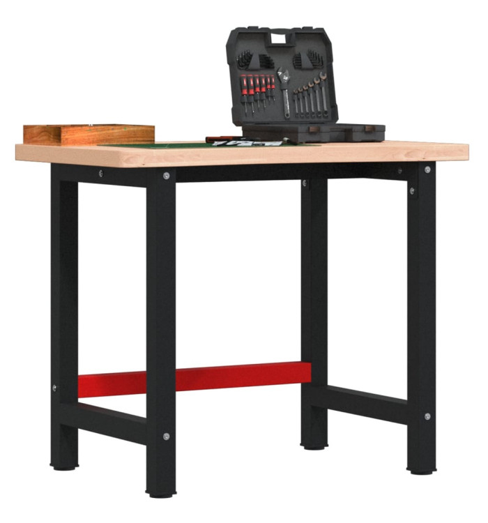Établi 100x(55-60)x83 cm bois massif de hêtre | Mobilier & Déco