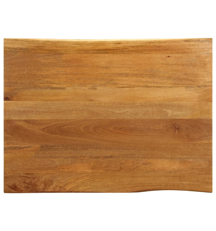 Dessus de table 90x80x3,8 cm bord vivant bois massif manguier | Mobilier & Déco