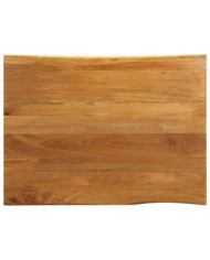 Dessus de table 90x80x3,8 cm bord vivant bois massif manguier | Mobilier & Déco