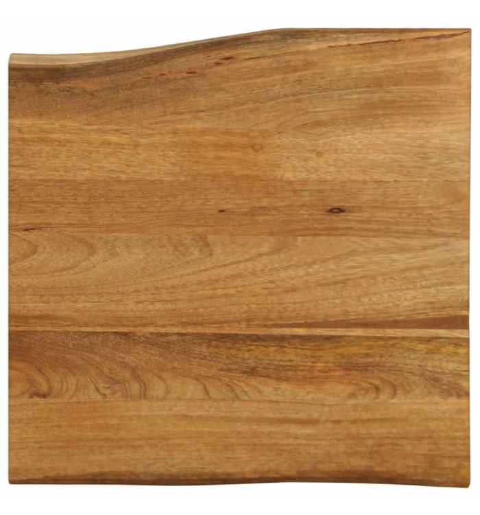 Dessus de table 60x60x2,5 cm bord vivant bois massif manguier | Mobilier & Déco