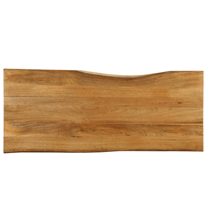 Dessus de table 140x60x2,5 cm bord vivant bois massif manguier | Mobilier & Déco