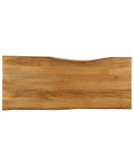 Dessus de table 140x60x2,5 cm bord vivant bois massif manguier | Mobilier & Déco