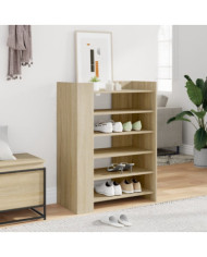Armoire à chaussures chêne sonoma 74,5x37,5x100 cm | Mobilier & Déco