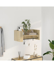 Étagère murale chêne sonoma 70,5x35x30,5 cm bois d'ingénierie | Mobilier & Déco
