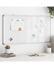 Tableau blanc magnétique 60x30x1,7 cm aluminium | Mobilier & Déco