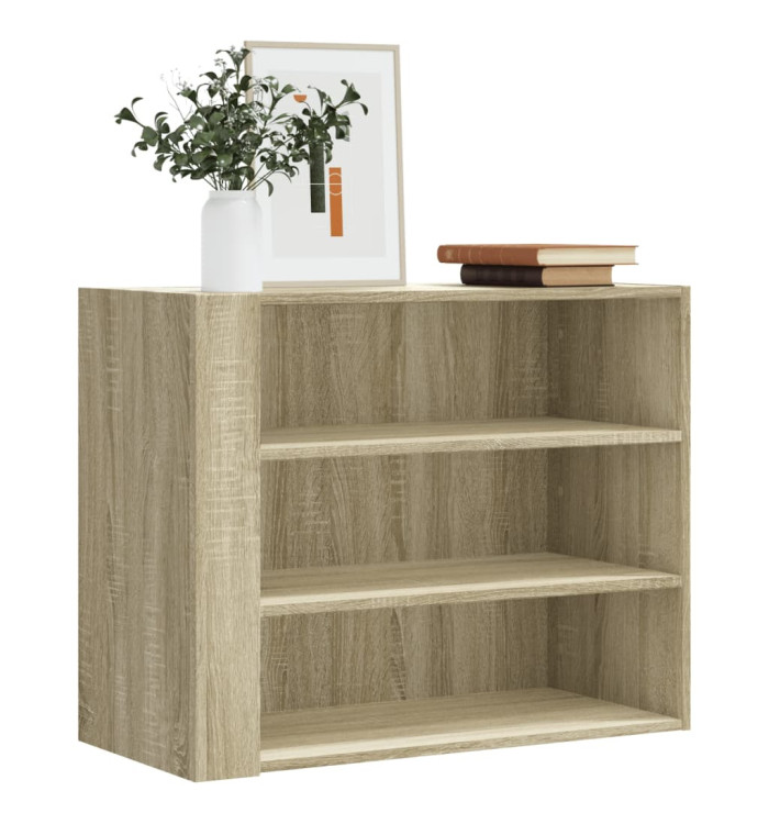 Armoire murale chêne sonoma 75x35x60 cm bois d'ingénierie | Mobilier & Déco