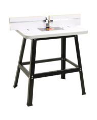 Table de toupie acier et MDF 81x61x88 cm | Mobilier & Déco