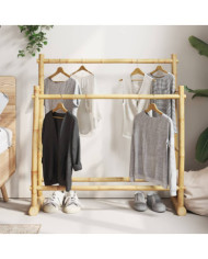 Porte-vêtement 100x30x100 cm bambou | Mobilier & Déco