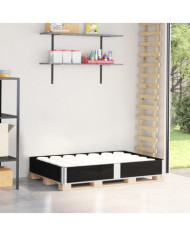 Collier de palette noir 150x100 cm bois de pin solide | Mobilier & Déco