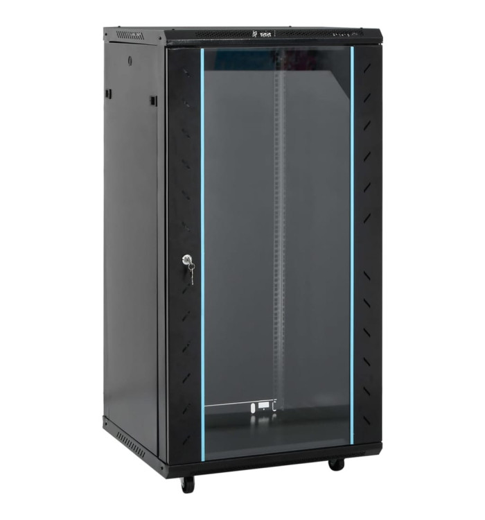 Coffret de réseau à pieds pivotants 22U 19" IP20 60x60x120 cm | Mobilier & Déco
