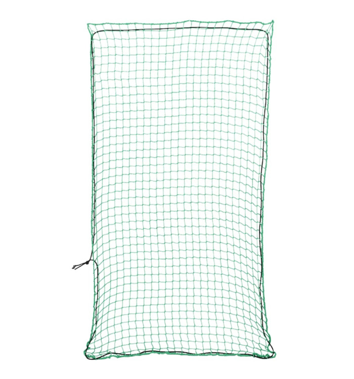 Filet pour remorque avec corde élastique vert 7x3,5 m PP | Mobilier & Déco