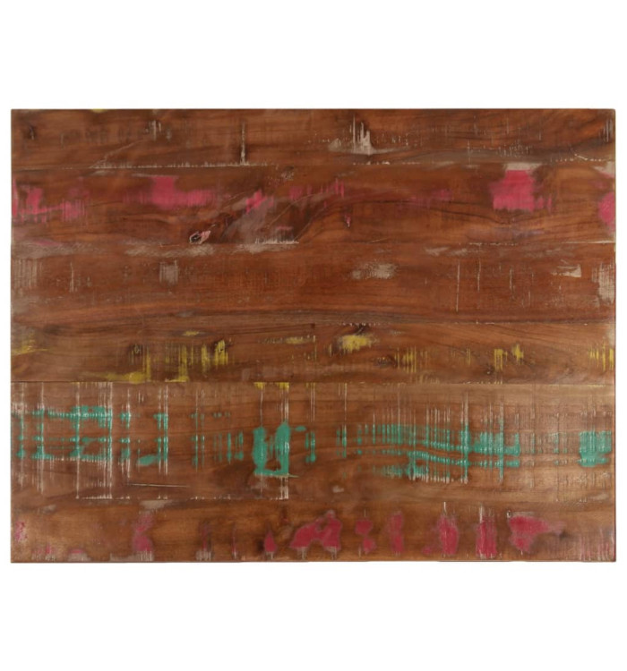 Dessus de table 70x60x2,5 cm rectangulaire bois massif récupéré | Mobilier & Déco