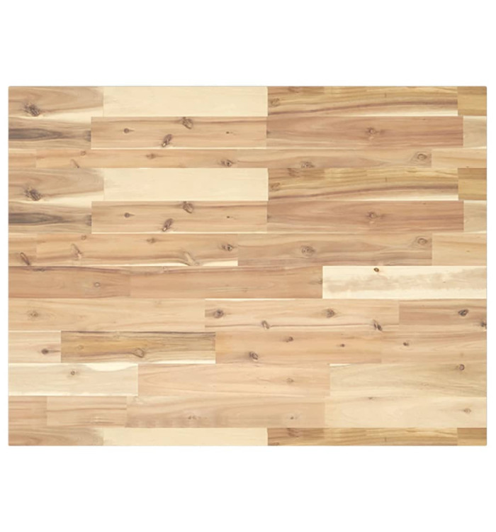 Dessus de bureau non traité 100x60x2 cm bois d'acacia massif | Mobilier & Déco