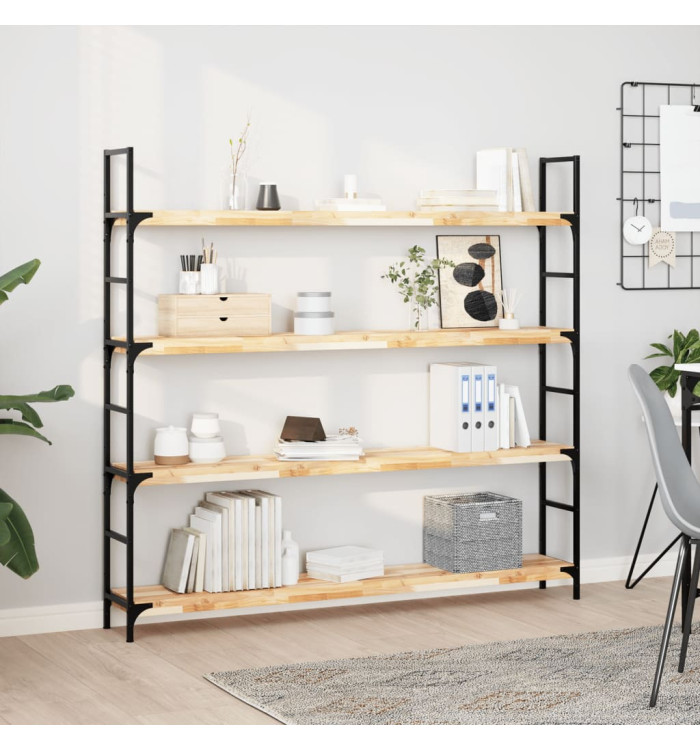 Étagères flottantes 2 pcs 140x20x4 cm acacia massif non traité | Mobilier & Déco