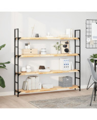 Étagères flottantes 2 pcs 140x20x4 cm acacia massif non traité | Mobilier & Déco