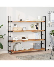 Étagère flottante 140x30x4 cm acacia massif finition à l'huile | Mobilier & Déco