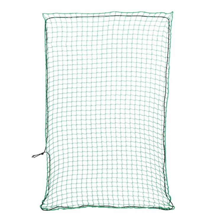 Filet pour remorque avec corde élastique vert 3x2 m PP | Mobilier & Déco