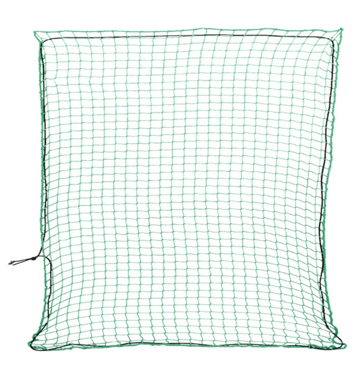 Filet pour remorque avec corde élastique vert 3x3 m PP | Mobilier & Déco