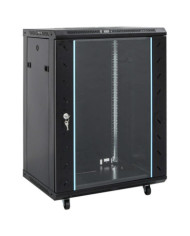 Coffret de réseau 15U 19" IP20 noir 53x40x80 cm | Mobilier & Déco