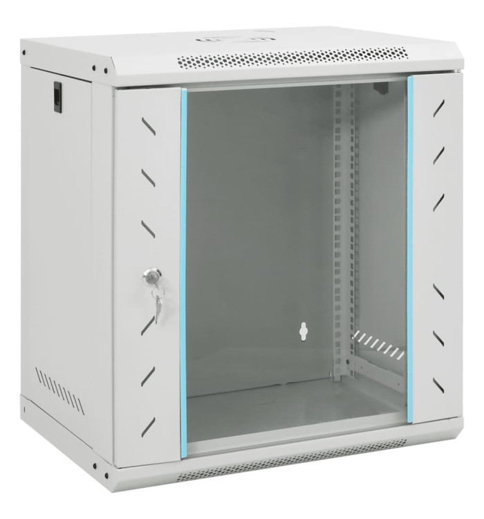 Coffret de réseau mural 12U 19" IP20 53x40x60 cm | Mobilier & Déco