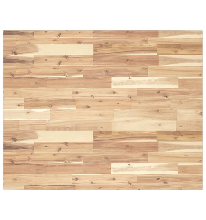 Dessus de bureau non traité 100x80x2 cm bois d'acacia massif | Mobilier & Déco