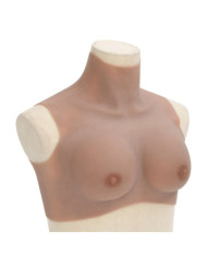 Plastron en silicone marron pâle coupe B | Mobilier & Déco